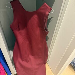 Banana Republic Rich Burgundy Midi Dress